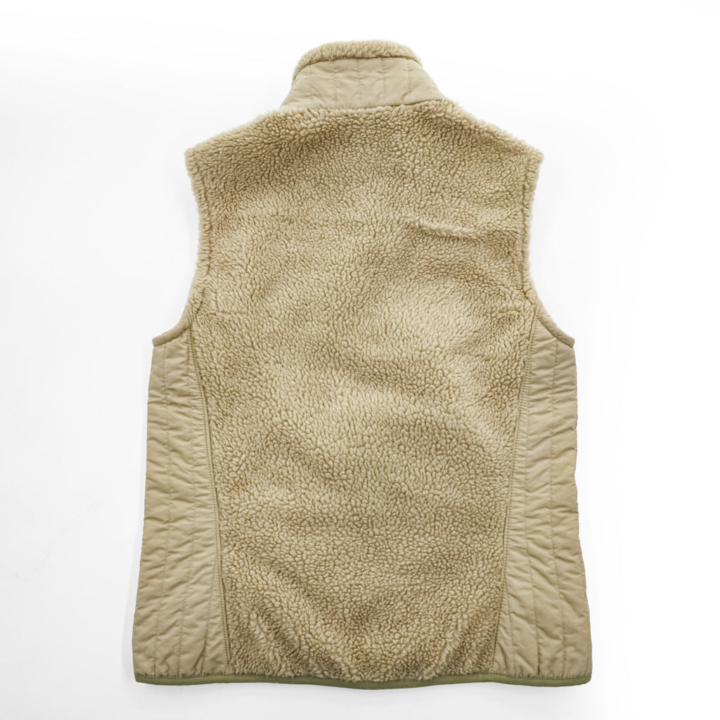 Patagonia 00年代 シンチラ SYNCHILLA リツール ボア フリースベスト S ベージュ 04年製 Re-Tool Vest 23087F4
