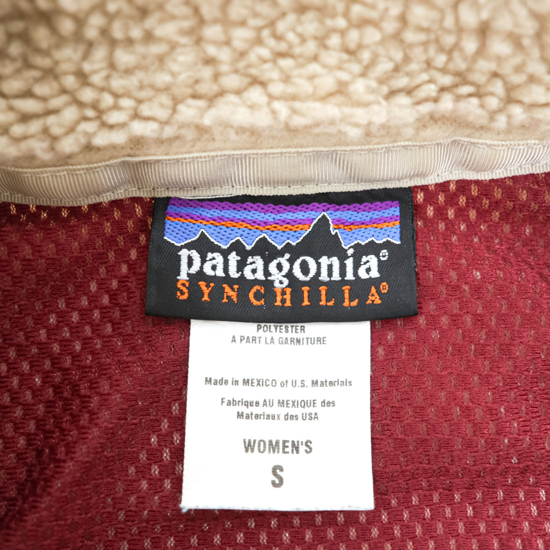 Patagonia 00年代 シンチラ SYNCHILLA リツール ボア フリースベスト S ベージュ 04年製 Re-Tool Vest 23087F4