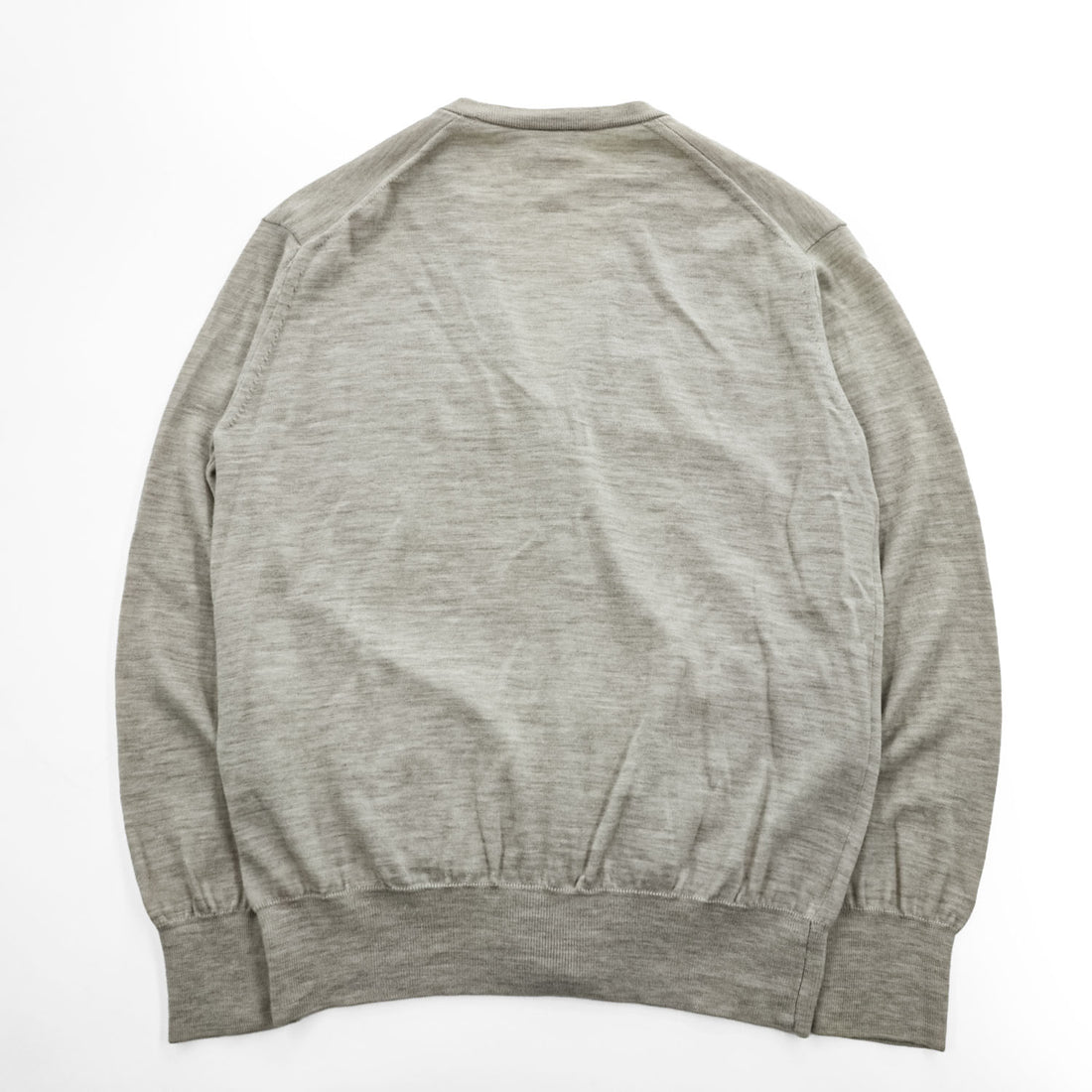LACOSTE 100% Wool Crocodile Logo V-Neck Cardigan Beige Size 5 AH964E