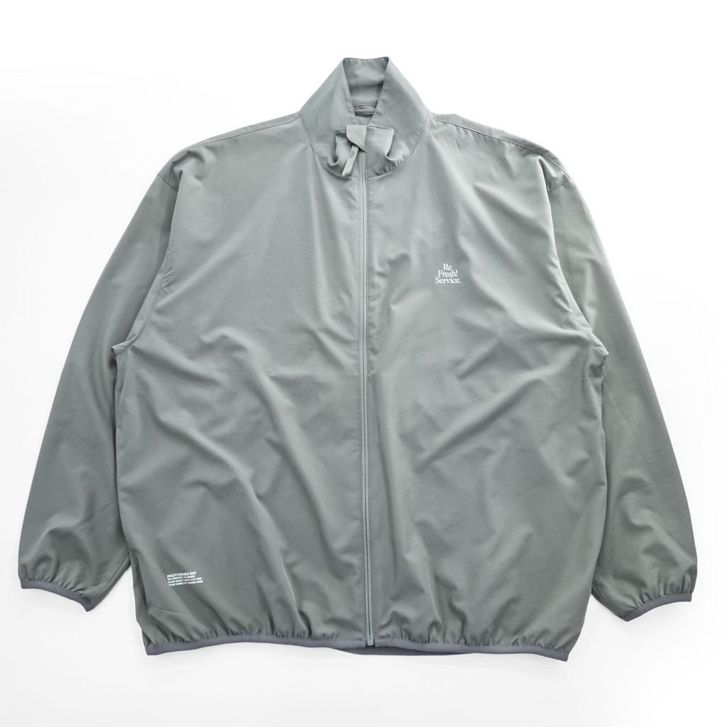 FreshService FSR241-60155 ReFresh!Service Zip-Up Jacket and Pants Set Gray L UTILITY PACKABLE SUIT 2020s