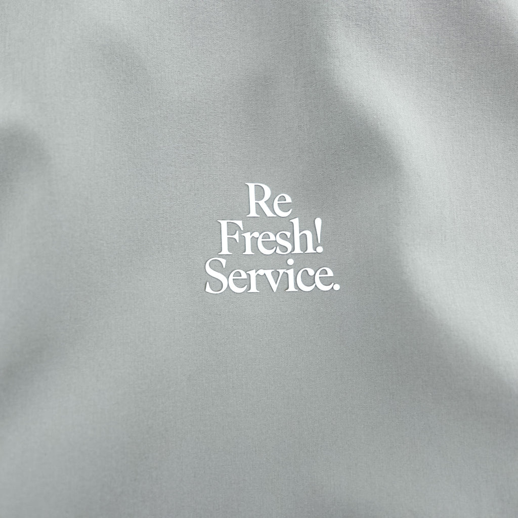 FreshService FSR241-60155 ReFresh!Service Zip-Up Jacket and Pants Set Gray L UTILITY PACKABLE SUIT 2020s