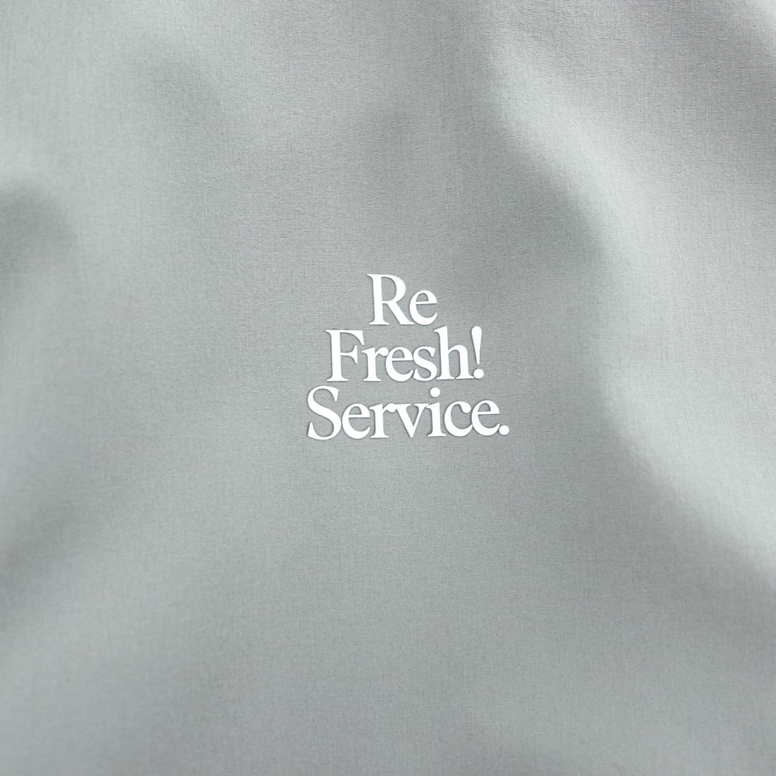 FreshService FSR241-60155 ReFresh!Service Zip-Up Jacket and Pants Set Gray L UTILITY PACKABLE SUIT 2020s