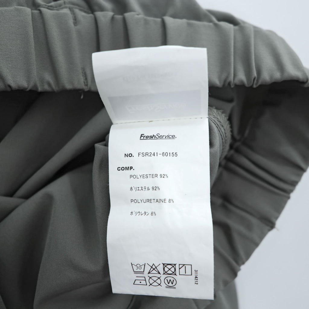 FreshService FSR241-60155 ReFresh!Service Zip-Up Jacket and Pants Set Gray L UTILITY PACKABLE SUIT 2020s
