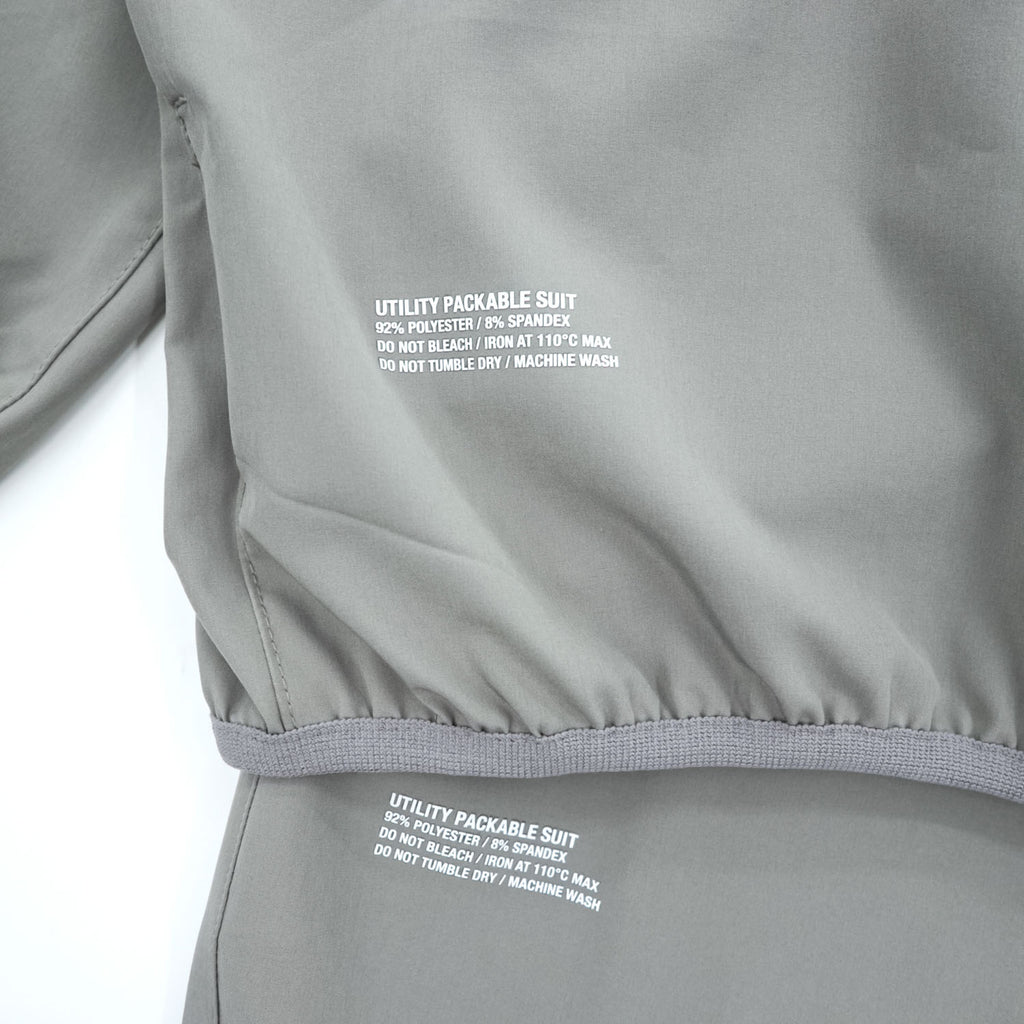 FreshService FSR241-60155 ReFresh!Service Zip-Up Jacket and Pants Set Gray L UTILITY PACKABLE SUIT 2020s