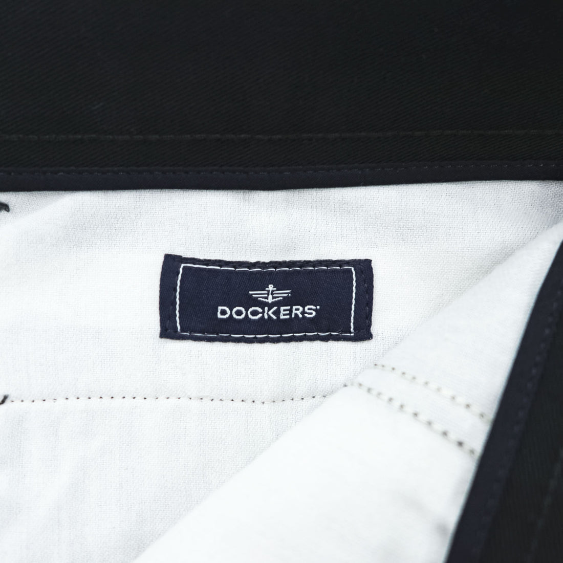 DOCKERS ( Levi's ) 00年代 ヴィンテージ チノパンツ L ブラック 2タック プリーツ PLEATED CLASSIC FIT