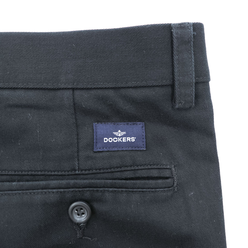 DOCKERS ( Levi's ) 00年代 ヴィンテージ チノパンツ L ブラック 2タック プリーツ PLEATED CLASSIC FIT