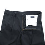 DOCKERS ( Levi's ) 00年代 ヴィンテージ チノパンツ L ブラック 2タック プリーツ PLEATED CLASSIC FIT