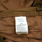 GRAMICCI コーデュロイ タック テーパード イージーパンツ CORDUROY TUCK TAPERED PANTS M ブラウン ストレッチ ベルト付 プリーツ ダブルカフス GMP-20F021