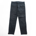 GUCCI イタリア製 コットンストレッチパンツ チノパンツ M ブラック 裾ボタンアジャスター RIDING 314405 XZ850