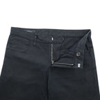 GUCCI イタリア製 コットンストレッチパンツ チノパンツ M ブラック 裾ボタンアジャスター RIDING 314405 XZ850