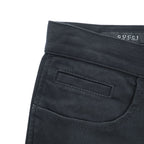 GUCCI イタリア製 コットンストレッチパンツ チノパンツ M ブラック 裾ボタンアジャスター RIDING 314405 XZ850