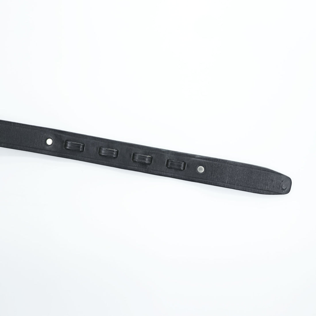 TORY 2280 English Bridle Leather Hook Buckle Belt Black Made in USA Size 32 Hoof Pick Belt