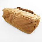 BAG'n'NOUN Joiner L Large Canvas Shoulder Tote Bag Camel Brown Made in Japan