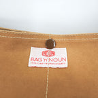 BAG'n'NOUN Joiner L Large Canvas Shoulder Tote Bag Camel Brown Made in Japan