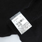 Agnes b. Homme M001 Cardigan Pression Black Cotton Fleece Snap Button Size S Japan