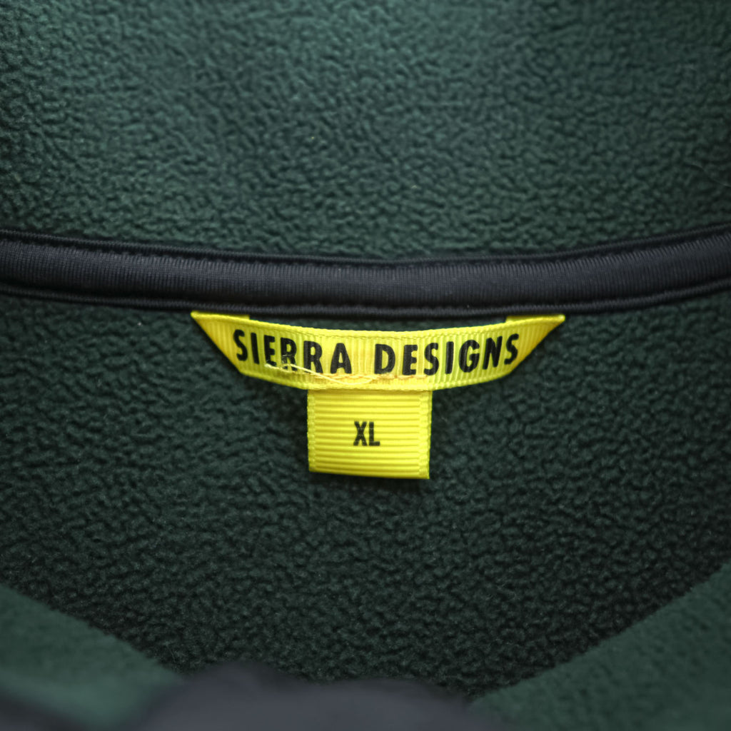 SIERRA DESIGNS XL Color Block Sherpa Fleece Half Snap Pullover Hale Snap Pullover