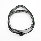 Montbell Aluminum Buckle Web Belt Black White Patterned Woven Outdoor Adjustable