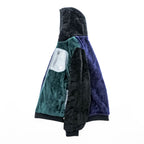 gym master G802365 Reversible Boa Hooded Jacket L Multicolor Reversible Boa x Taslon Hood Jacket 2020s