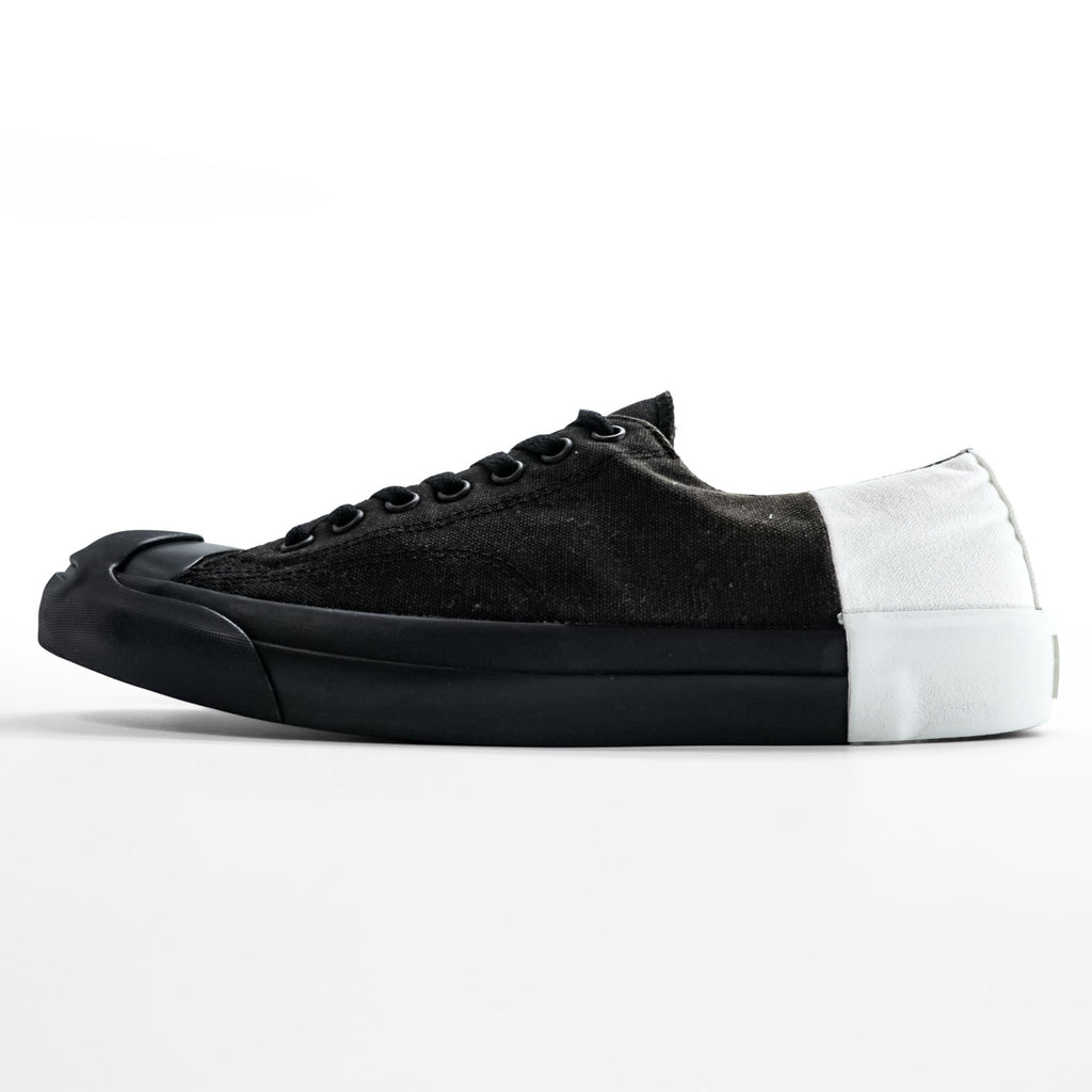 CONVERSE Jack Purcell Bicolor MONOPANEL Canvas Sneakers Black White US9.5 1CK968