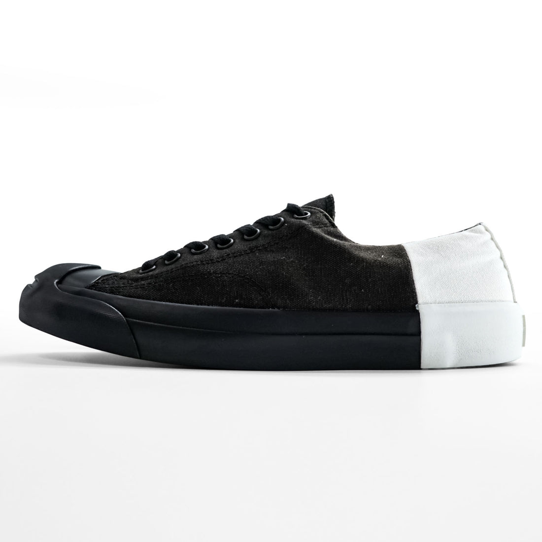CONVERSE Jack Purcell Bicolor MONOPANEL Canvas Sneakers Black White US9.5 1CK968