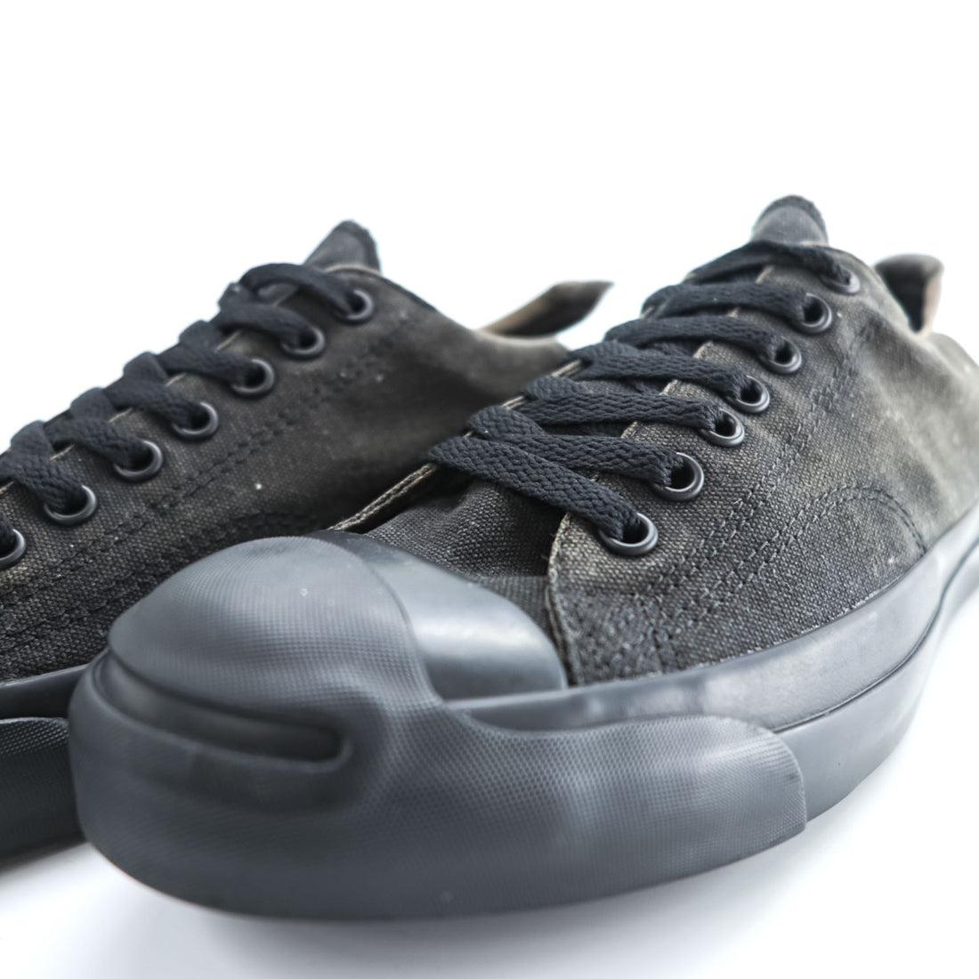 CONVERSE Jack Purcell Bicolor MONOPANEL Canvas Sneakers Black White US9.5 1CK968
