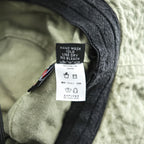 KAVU Made in USA Cotton Bucket Hat L Olive Chin Strap