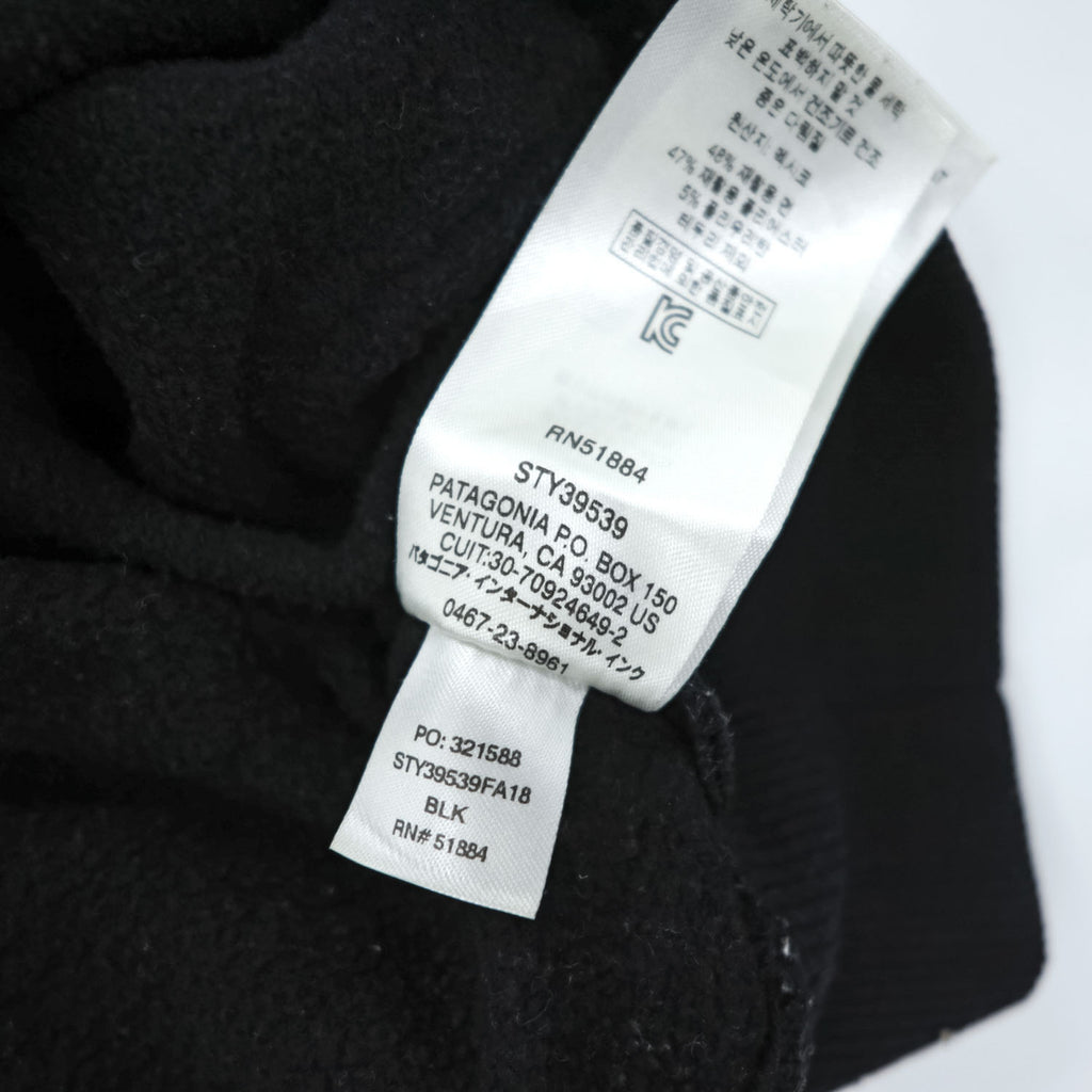 Patagonia P-6 Logo Uprisal Hoody Black Pullover Hoodie Men's L