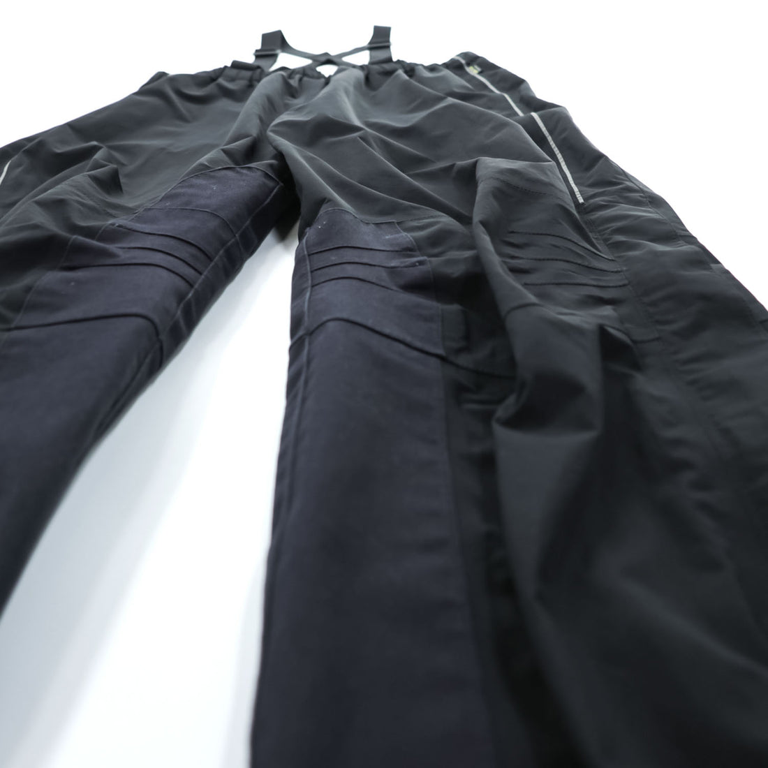 HARLEY DAVIDSON ゴアテックス GORE-TEX 防水 オーバーオール ビブパンツ XL ブラック リフレクター レインパンツ 裾ジップ スリット