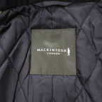 MACKINTOSH LONDON グレンチェック キルティングジャケット L グレー 中綿 ツイード 襟コーデュロイ G1F22-221-05