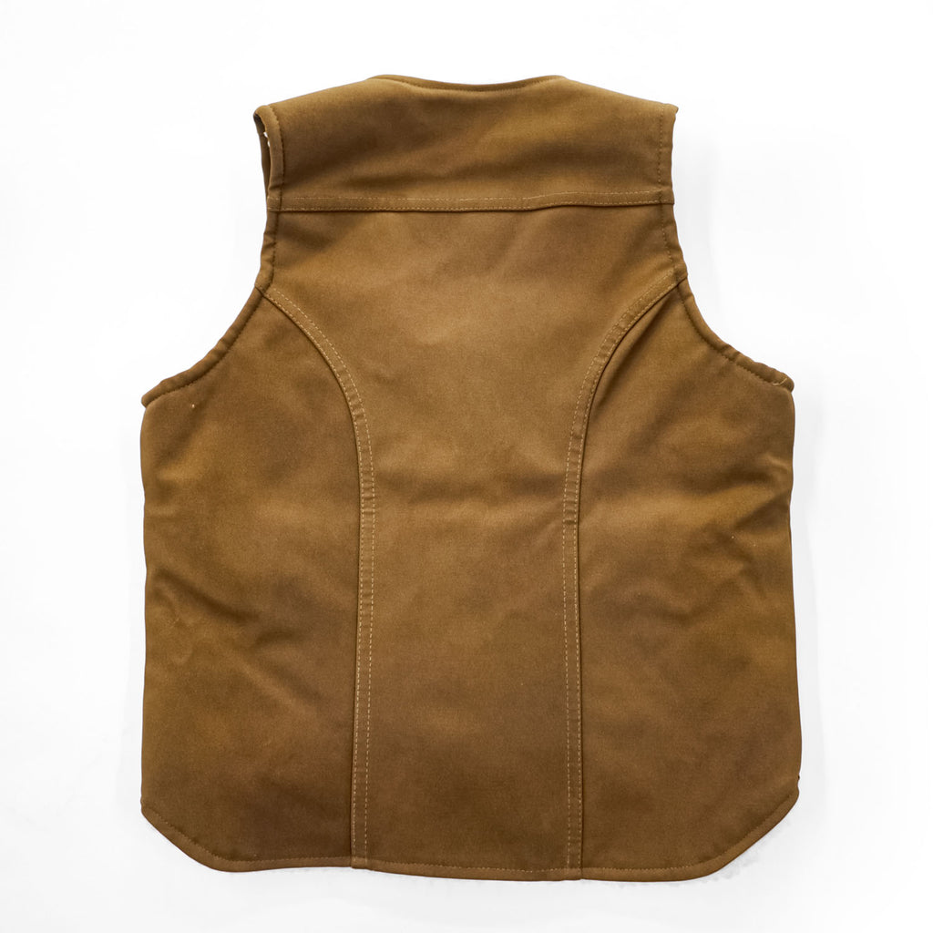 Wrangler USA-Made 1970s Vintage Vest, Size M, Brown, Faux Suede, Boa, Sherpa (VL459DB)