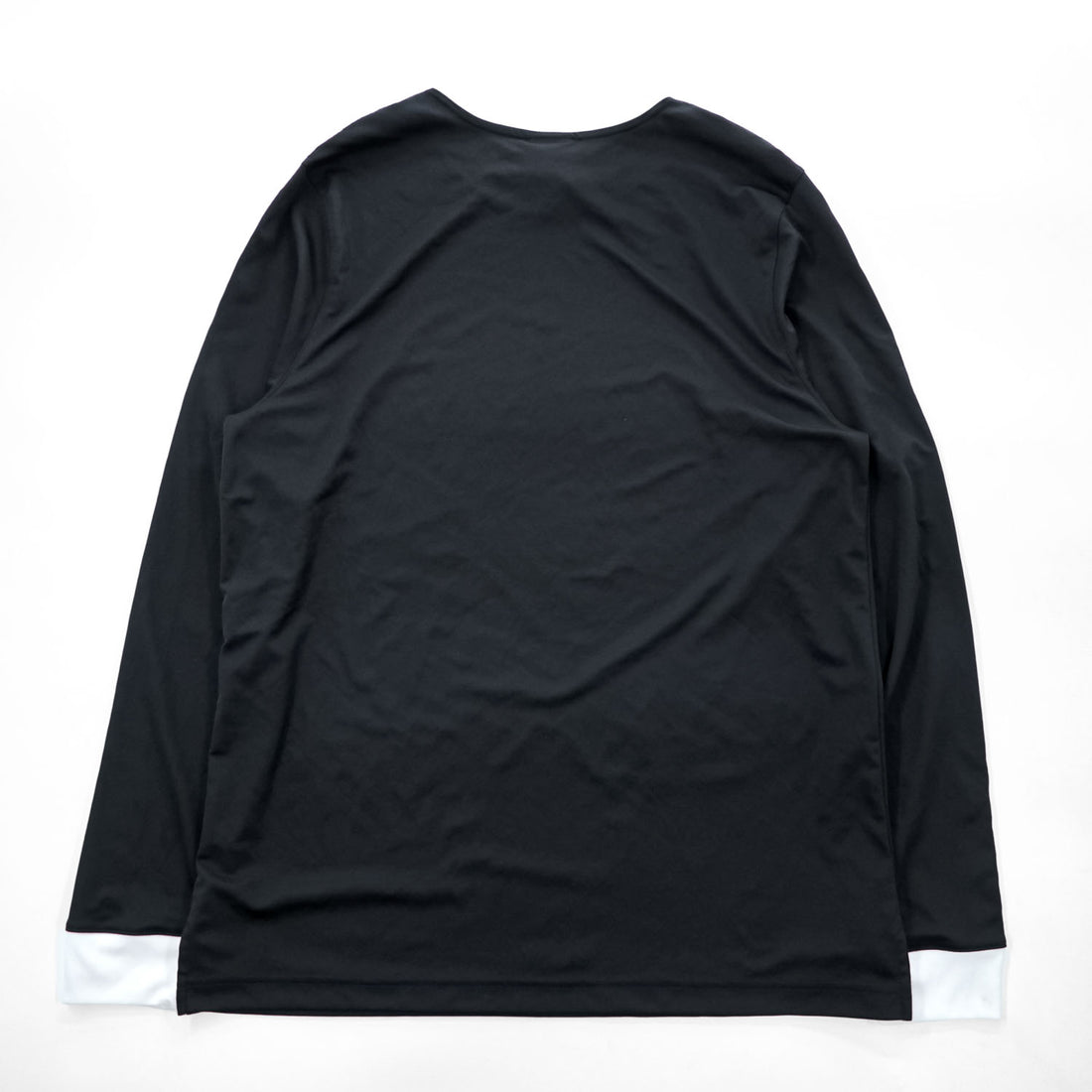 Umbro Premier Black White Geometric Stripe Long Sleeve T-Shirt XL