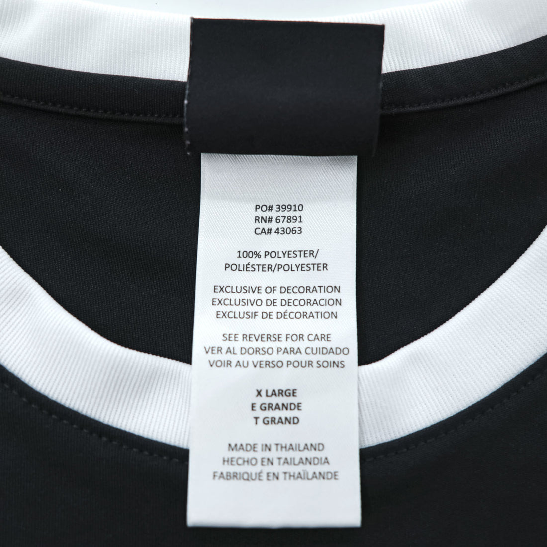 Umbro Premier Black White Geometric Stripe Long Sleeve T-Shirt XL
