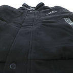 CANADA SPORTSWEAR レザー切替 メルトンウール スタジャン L ブラック ライナー着脱 グラデュエート