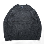 PENDLETON 20s Washable Shetland Wool Crewneck Sweater Charcoal Gray XXL Shetland Crew