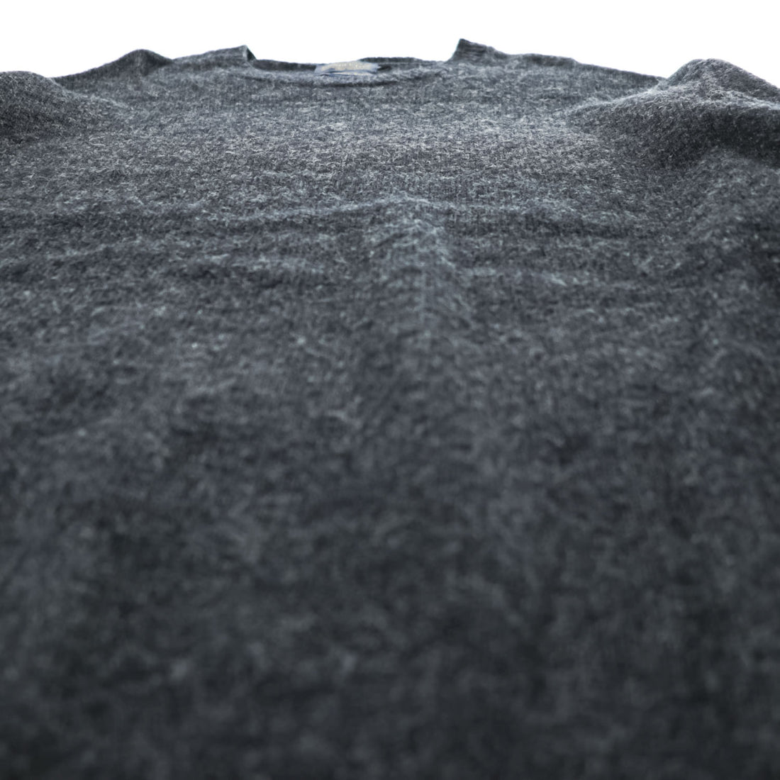 PENDLETON 20s Washable Shetland Wool Crewneck Sweater Charcoal Gray XXL Shetland Crew