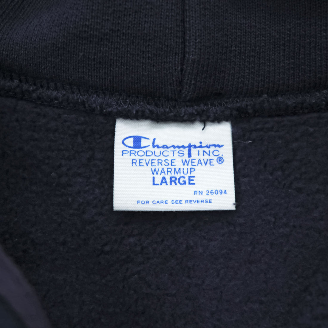Champion 11.5oz COTTON USA リバースウィーブ REVERSE WEAVE ジップパーカー 青単タグ 復刻 L ネイビー 裏起毛 UNIVERSALジップ フロントポケット C3-Y134