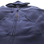 Champion 11.5oz COTTON USA リバースウィーブ REVERSE WEAVE ジップパーカー 青単タグ 復刻 L ネイビー 裏起毛 UNIVERSALジップ フロントポケット C3-Y134