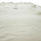 1979 US Military Issue Wool Cotton Henley Thermal Undershirt Natural Medium Vintage 70s