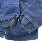 Vintage 1970s Wrangler Wrange Coat Sherpa-Lined Denim Ranch Jacket Made in USA Size M