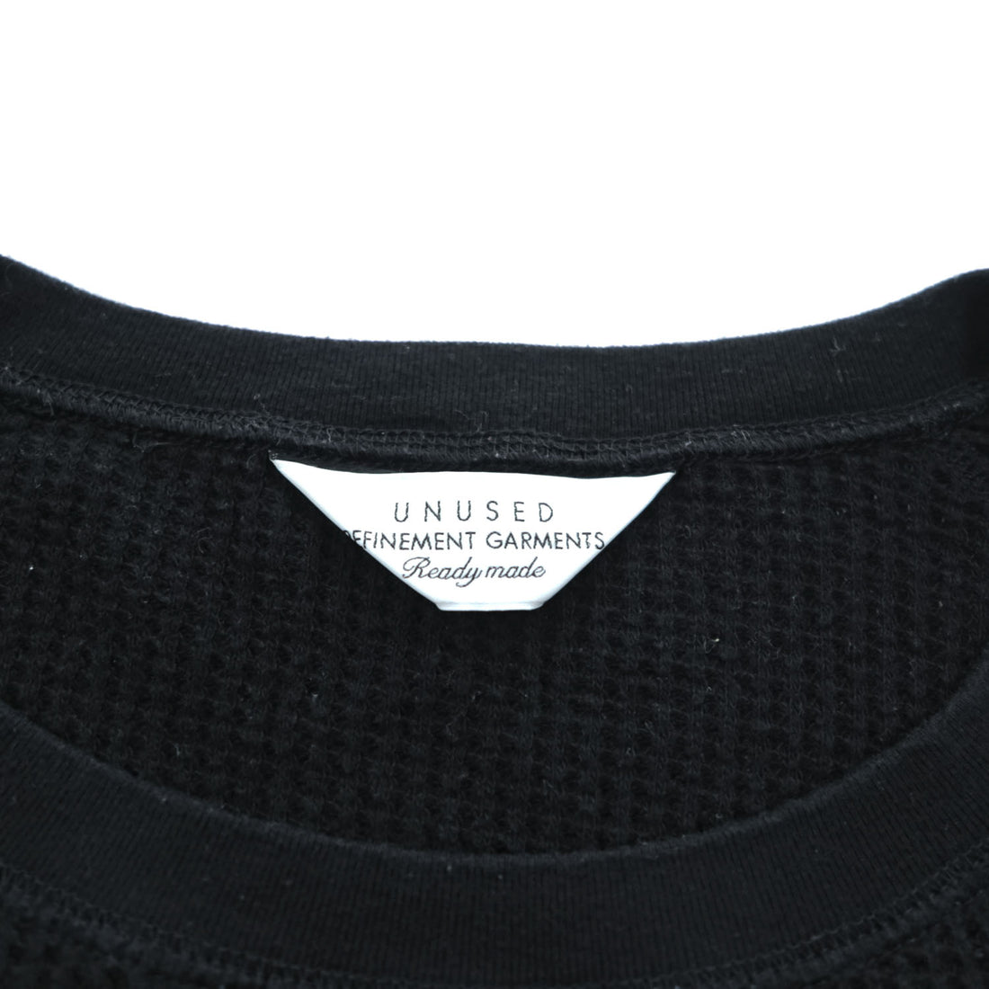 Unused, Made in Japan, Long-Sleeve T-Shirt, Size L, Black, Thermal - photo 4
