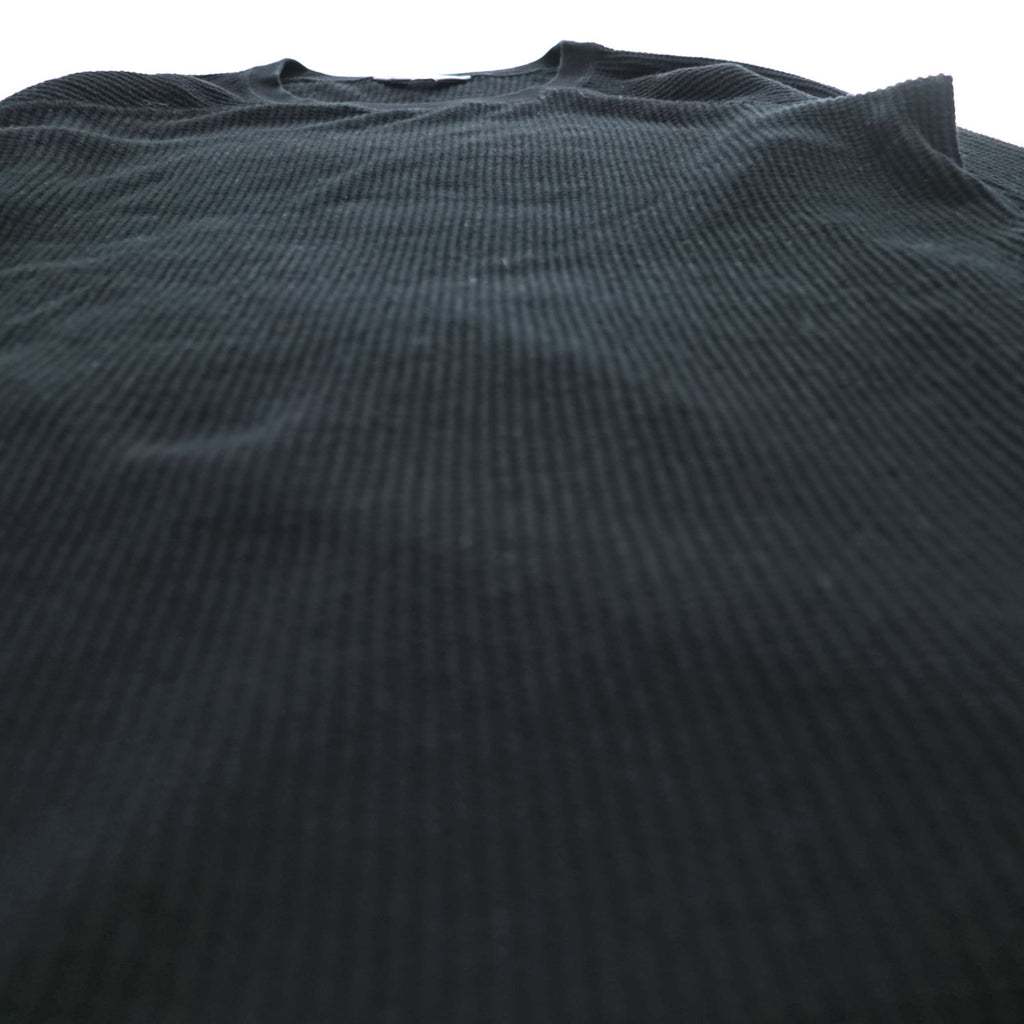 Unused, Made in Japan, Long-Sleeve T-Shirt, Size L, Black, Thermal - photo 9