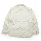 BUZZ RICKSON'S BR25996 Cotton Two-Pocket Work Shirt Ivory Made in Japan Size 16-16 1/2 WHITE CHAMBRAY WORK SHIRT (LONG SLEEVE) 50s