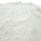 BUZZ RICKSON'S BR25996 Cotton Two-Pocket Work Shirt Ivory Made in Japan Size 16-16 1/2 WHITE CHAMBRAY WORK SHIRT (LONG SLEEVE) 50s