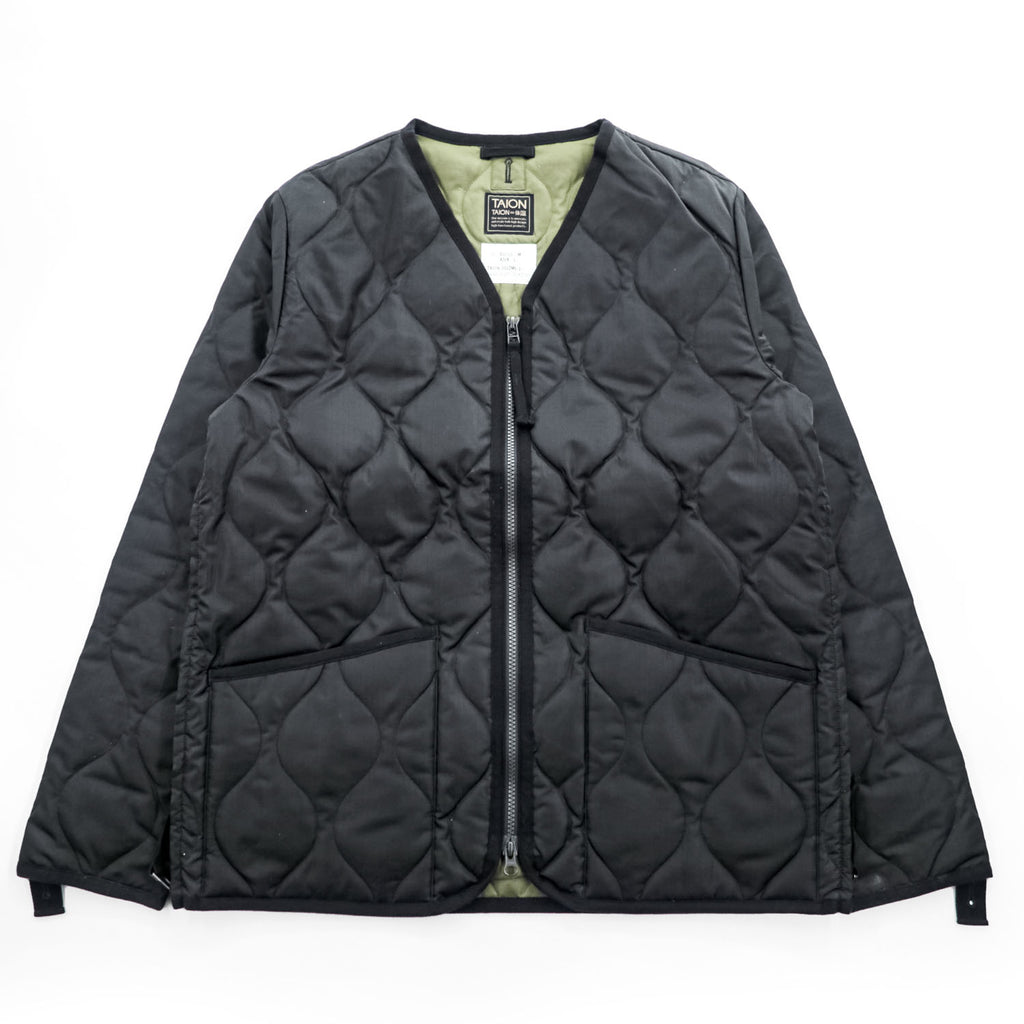 TAION TAION-101ZML-1 V Neck Zip Jacket Black Men's L 2020s