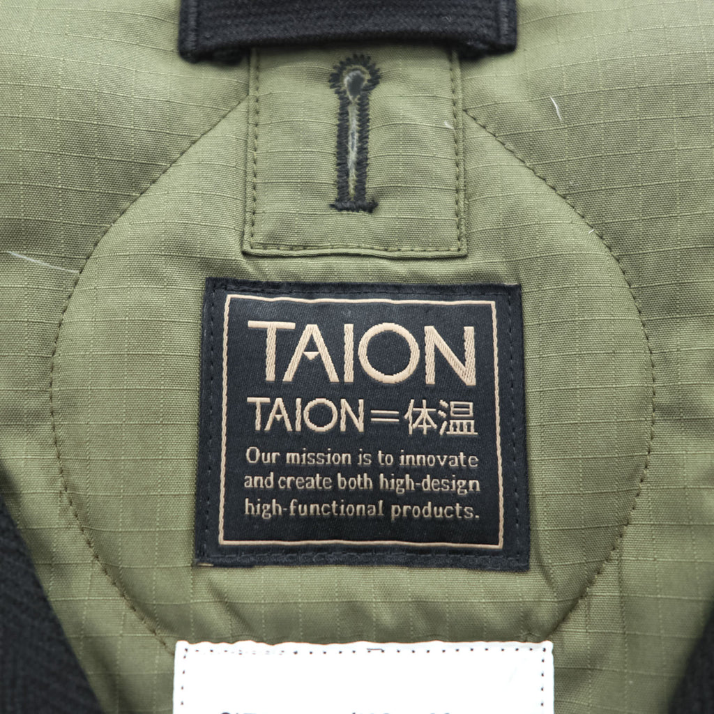 TAION TAION-101ZML-1 V Neck Zip Jacket Black Men's L 2020s