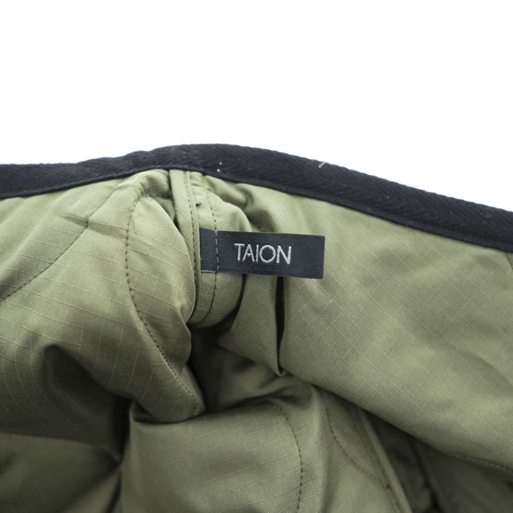 TAION TAION-101ZML-1 V Neck Zip Jacket Black Men's L 2020s