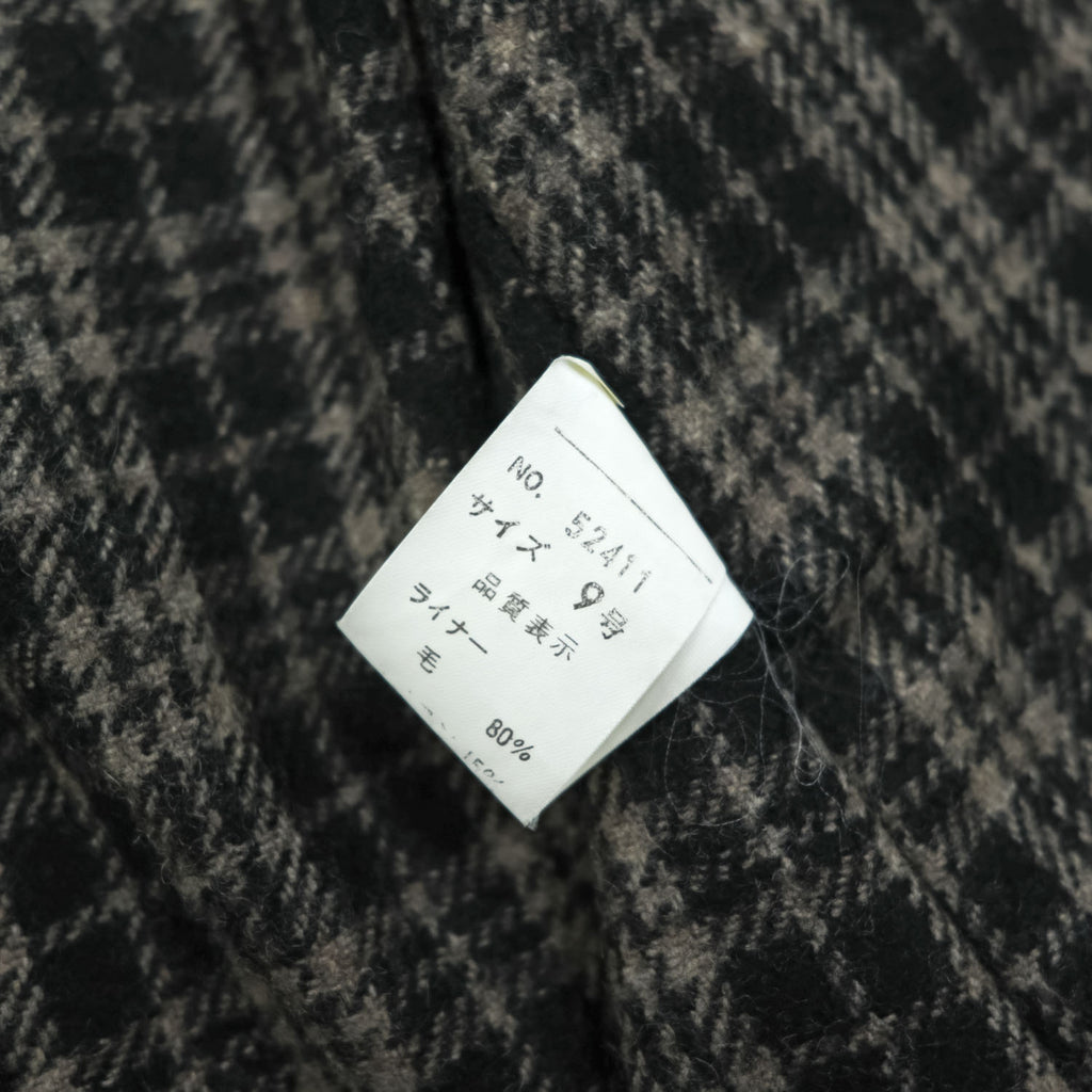 Vintage Belted Trench Coat 日本製 トレンチコート M ブラウン ベルト付 ライナー着脱 アシンメトリー