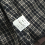 Vintage Belted Trench Coat 日本製 トレンチコート M ブラウン ベルト付 ライナー着脱 アシンメトリー