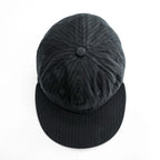 Ebbets Field Flannels Made in USA Black Pinstripe Adjustable Baseball Cap
