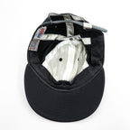 Ebbets Field Flannels Made in USA Black Pinstripe Adjustable Baseball Cap